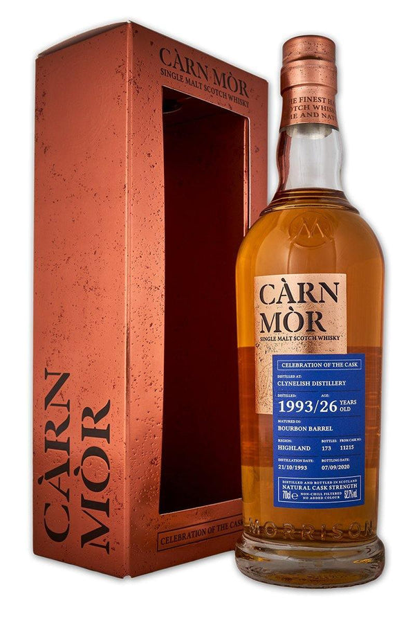 Clynelish 26 year old 1993 Morrisons Carn Mor Celebration of the Cask 700ml with gift Box