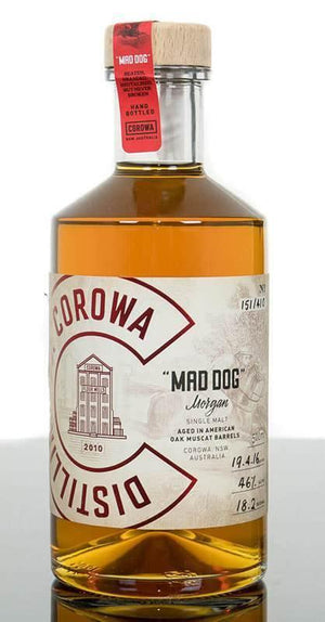 Corowa distilling mad dog Morgan single Australian malt whisky 500ml