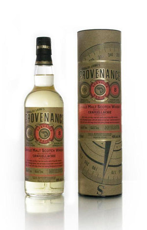 Craigellachie 8 year old 2008 single cask scotch whisky by Provenance and Douglas Laing 700ml in gift tube
