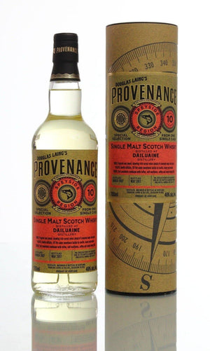 Dailuaine 10 year old 2009 single cask scotch whisky by Provnenance and Douglas Laing 700ml in gift tube