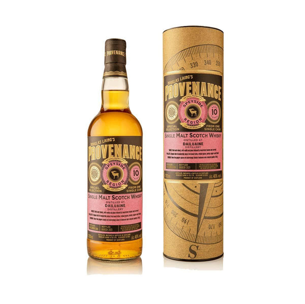 Dailuaine 10 year old provenance 2010 Douglas laing single cask scotch whisky