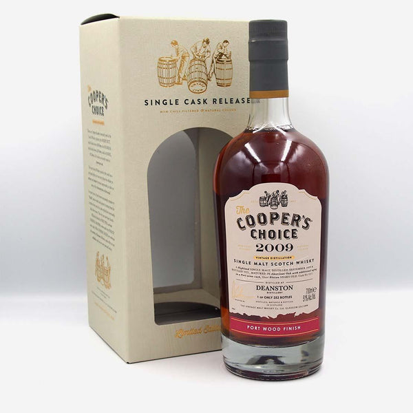 Deanston 11 Year Old 2010 Port Wood Cask Matured - The Cooper's Choice