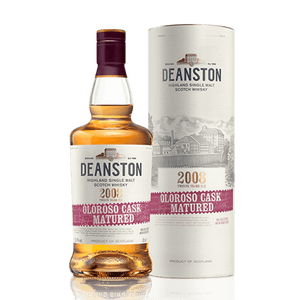 Deanston 2008 12 Year Old Oloroso cask matured Single Malt Scotch Whisky 700mL