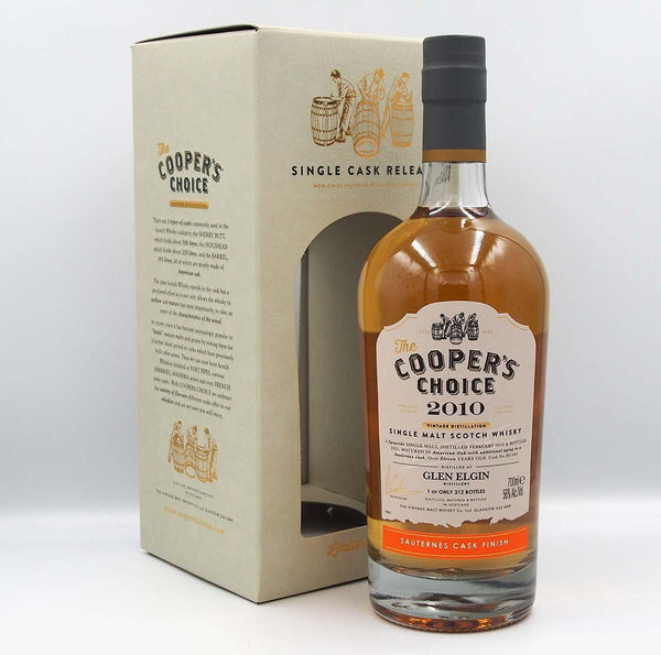 Glen Elgin 11 Year Old 2010 Sauternes Cask Finish - The Cooper's Choice scotch whisky