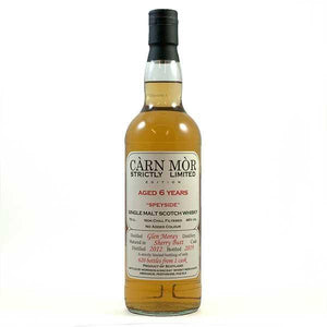 Glen Moray 6 year old 2011 scotch whisky by Carn Mor Strictly Limited 700ml