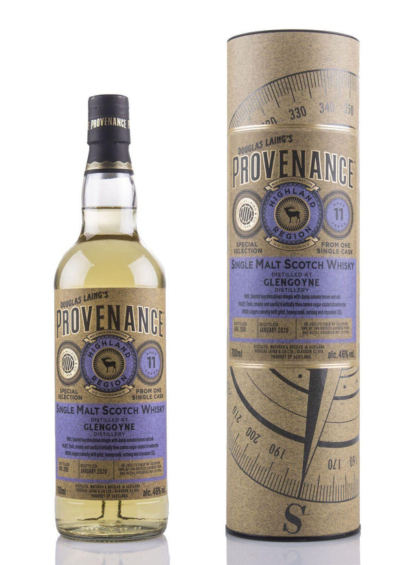 Glengoyne 11 year old 2008 single cask scotch whisky by Provenance and Douglas Laing