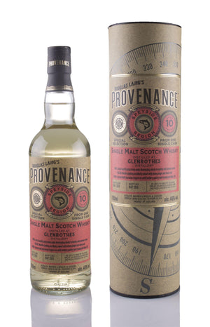 Glenrothes 10 year old single casks scotch whisky by Provenance and Douglas Laing