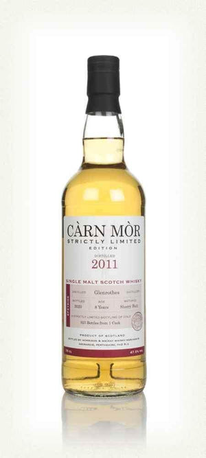 Glenrothes 8 year old 2011 single malt scotch whisky by Carn Mor Strictly Limited