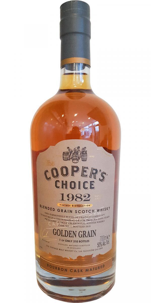 Golden Grain 36 year old 1982 scotch whisky by Coopers Choice