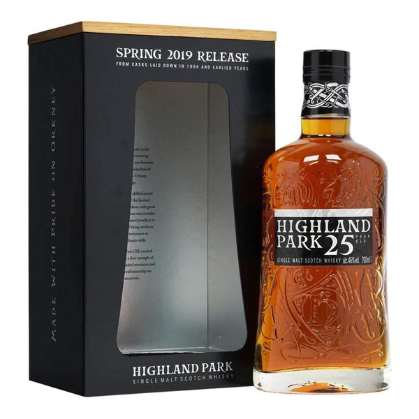 Highland Park 25 year old spring 2019 single malt Scotch Whisky 700ml 