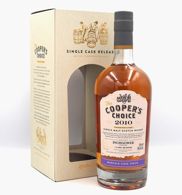 Inchgower 11 Year Old 2010 Marsala Cask Finish - The Cooper's Choice scotch whisky