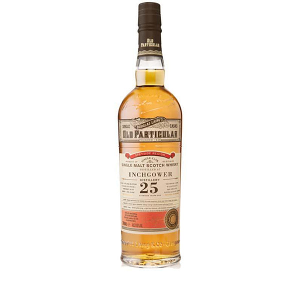 inchgower 25 year old 1995 douglas laing old particular single cask scotch whisky