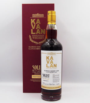 Kavalan Solist Oloroso Sherry Australian Exclusive Cask Strength Single Malt Taiwanese Whisky