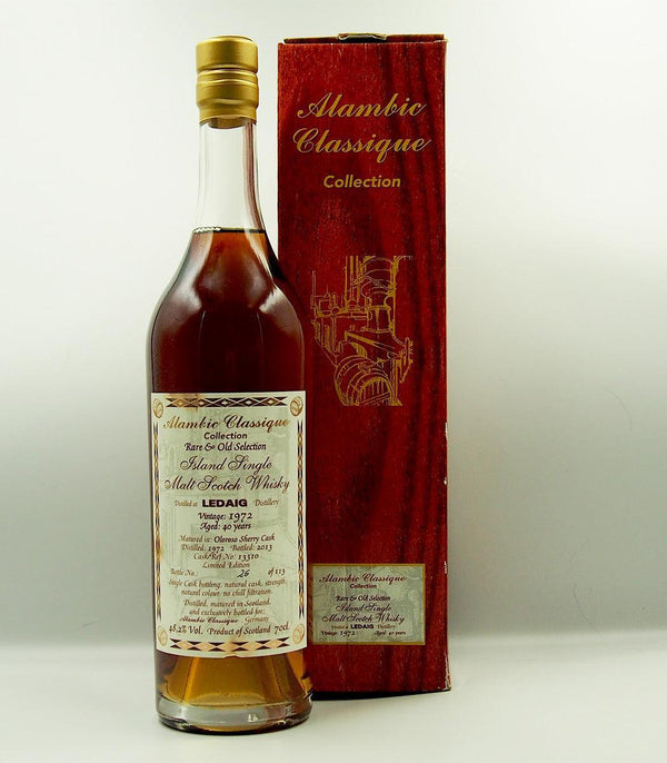 Ledaig 1972 40 Year Old Alambic Classique Scotch Whisky 700mL
