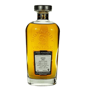 Ledaig 12 Year Old 2007 single malt scotch whisky by Signatory Vintage
