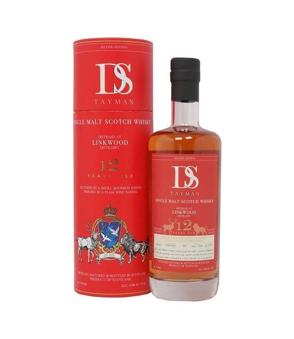Linkwood 12 Year Old by DS Tayman 2nd Edition Flam Wine Cask finish single malt scotch whisky