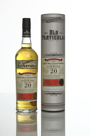 Linkwood 20 year old 1997 single cask scotch whisky by Old Particular and Douglas Laing in gift tube