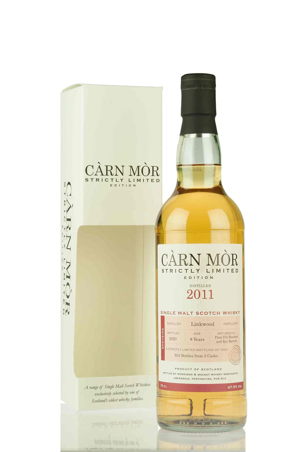 Linkwood 8 year old 2011 scotch whisky by carn mor strictly limited