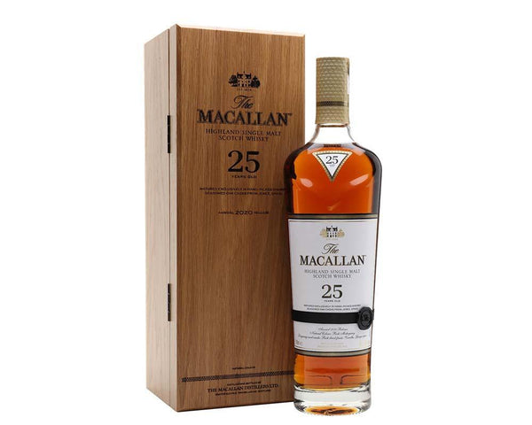 Macallan 25 Year Old Sherry Oak 2020 Release Single Malt Scotch Whisky