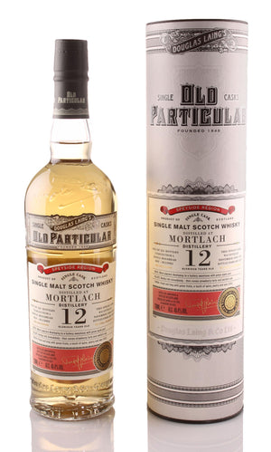 Mortlach 12 year old 2006 scotch whisky by Old Particular and Douglas Laing 700ml in gift tube