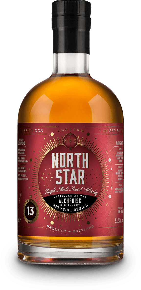 North Star Auchroisk 13 year old 2006 single cask malt scotch whisky