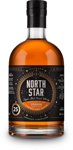 North Star Springbank 25 year old series 11 scotch whisky