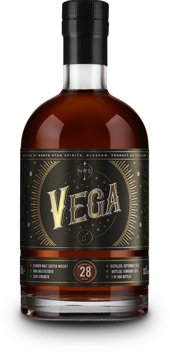 North Star Vega 28 year old blended malt scotch whisky