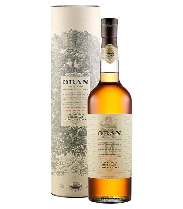 Oban 14 Year Old Single Malt Scotch Whisky 700mL