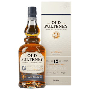 Old Pulteney 12 year old scotch whisky 700ml in gift box