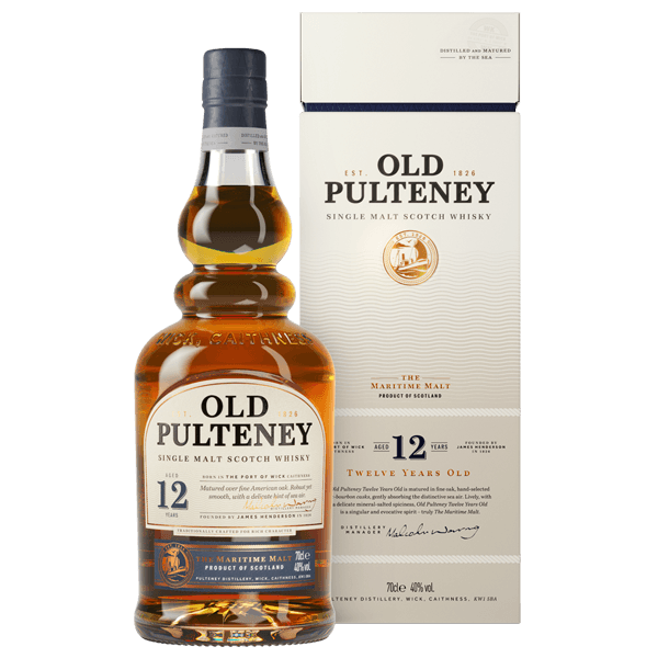 Old Pulteney 12 year old scotch whisky 700ml in gift box