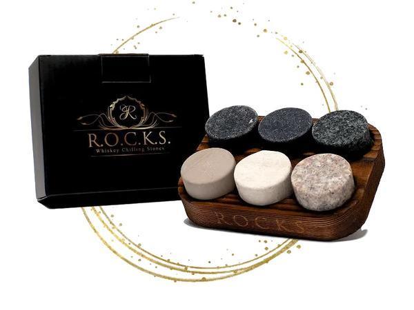 R.O.C.K.S Whisky Chilling Stones Giftpack