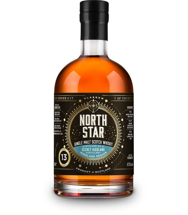 Secret Highland 13 year old North Star single malt Scotch Whisky 700ml
