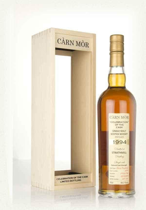 Strathmill 23 year old 1994 single cask scotch whisky by Carn Mor Celebration of the Cask 700ml in gift box