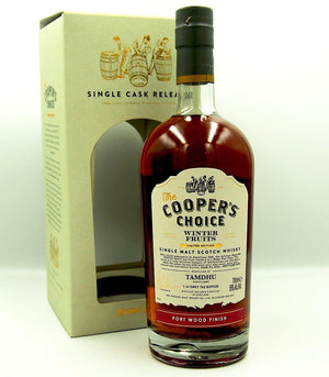Tamdhu 'Winter Fruits' Port Wine Finish Single Malt Scotch Whisky - The Cooper's Choice 700mL