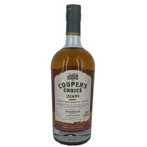Teaninich 11 year old 2009 sherry cask finish single malt highland scotch whisky by Coopers Choice