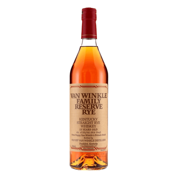 Van Winkly Family Reserve Straight Kentucky Rye 13 Year Old 2020 release 750ml