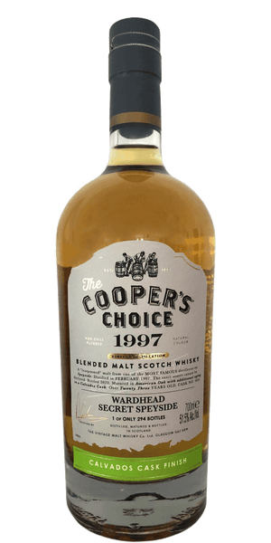 Coopers Choice Wardhead 1997 23 year old Calvados cask finish scotch whisky 700ml