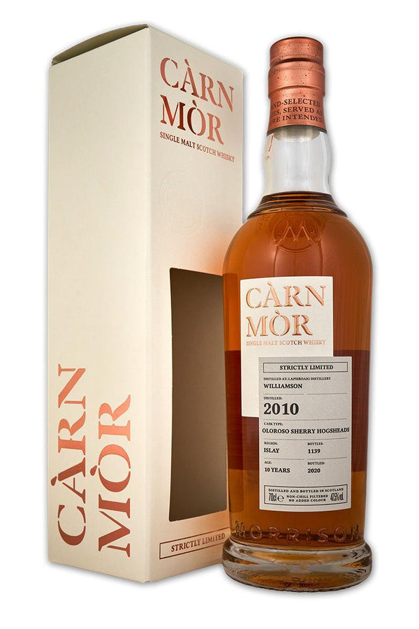 Williamson 10 year old 2010 morrisons carn mor strictly limited scotch whisky